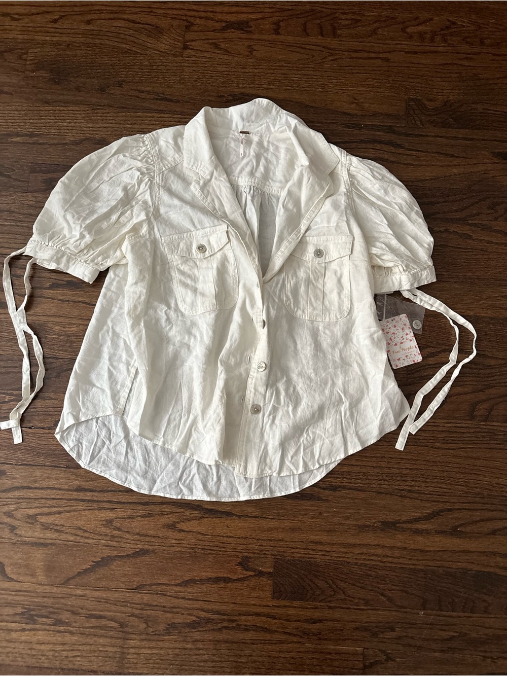 NWT Free People Safari Babe Top Size Small Coastal Cottagecore Bohemian